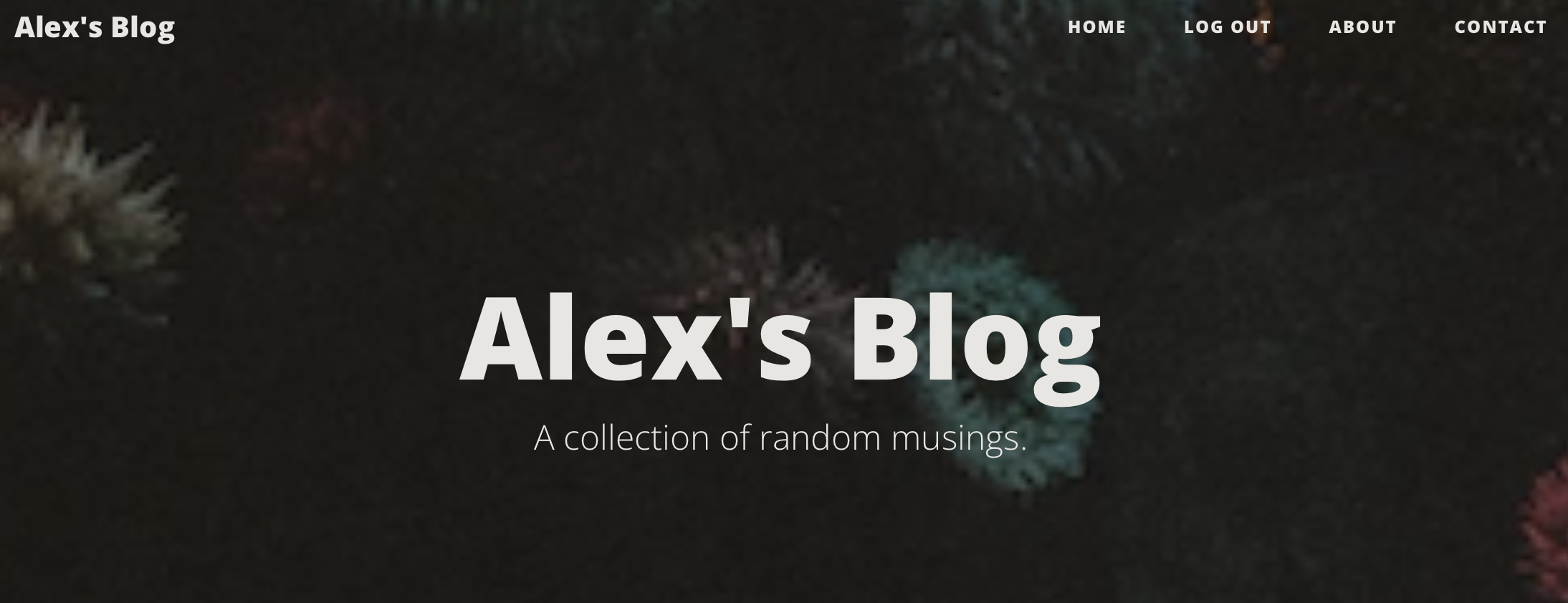 blog website